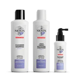 Nioxin 3-Part System Kit 5 for Chemically Treated Hair with Light Thinning