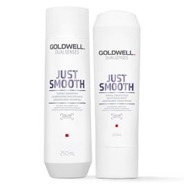Goldwell Dual Senses Just Smooth Taming Shampoo 250ml and Conditioner 200ml Duo