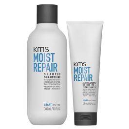 KMS MoistRepair Shampoo 300ml & Revival Crème 125ml Duo