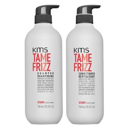 KMS TameFrizz Shampoo 750ml & Tame Frizz Conditioner 750ml Duo