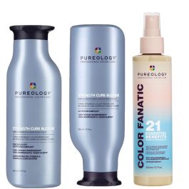 Pureology Pure Volume Shampoo 266ml, Pure Volume Conditioner & Color Fanatic Multi-Tasking Spray 200ml Pack