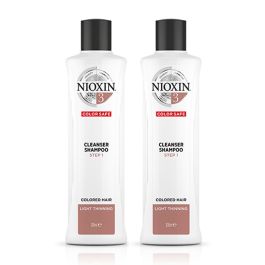 Nioxin System 3 Cleanser Shampoo for Coloured Hair with Light Thinning 300ml Double