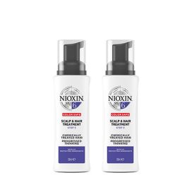 Nioxin System 6 Scalp & Hair Treatment for Chemically Treated Hair with Progressed Thinning 100ml Double