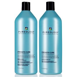 Pureology Strength Cure Shampoo 1000ml & Conditioner 1000ml Duo