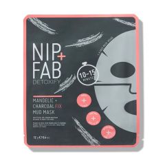 NIP+FAB Charcoal and Mandelic Acid Fix Mud Sheet Mask 12g