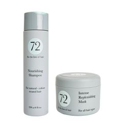 72 Hair Nourishing Shampoo 250ml & Intense Replenishing Mask 250ml Duo