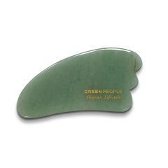 Green People Branded Gua Sha with Bag - Jade 