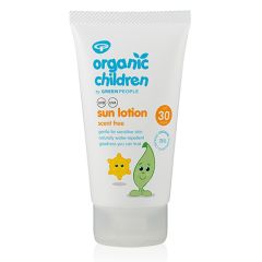 Green People Organic Children's Sun Lotion SPF30 - Scent Free 150ml