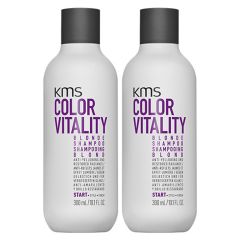 KMS ColorVitality Blonde Shampoo 300ml Double