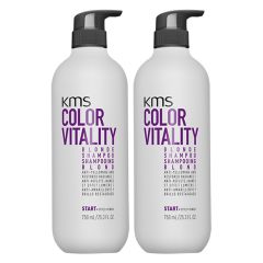 KMS ColorVitality Blonde Shampoo 750ml Double