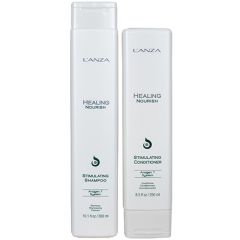 L'ANZA Healing Nourish Shampoo 300ml & Healing Nourish Conditioner 250ml Duo