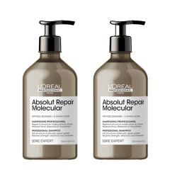 L'Oréal Professionnel Serie Expert Absolut Repair Molecular Hair Shampoo 500ml Double