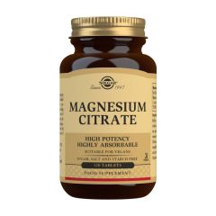 Solgar Magnesium Citrate Tablets - Pack of 120