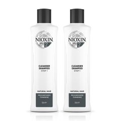 Nioxin System 2 Cleanser Shampoo for Natural Hair with Progressed Thinning 300ml Double