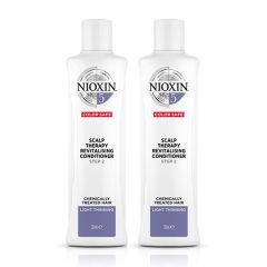 Nioxin System 5 Scalp Therapy Revitalizing Conditioner for Chemically Treated Hair with Light Thinning 300ml Double