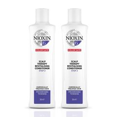 Nioxin System 6 Scalp Therapy Revitalizing Conditioner for Chemically Treated Hair with Progressed Thinning 300ml Double