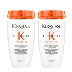 Kérastase Nutritive Bain Satin Hydrating Shampoo With Niacinamide For Dry Hair 250ml Double