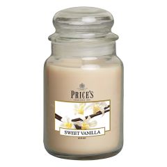 Price's Candles Large Jar Candle - Sweet Vanilla 