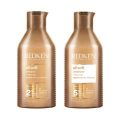 Redken All Soft Shampoo 300ml & Conditioner 300ml Duo