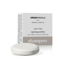 Green People ScentFree Repairing Anti-Frizz Shampoo Bar 50g