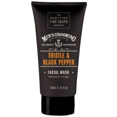 Scottish Fine Soaps Men's Grooming Thistle & Black Pepper Facial Wash 150ml