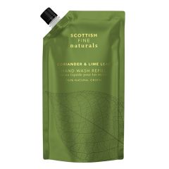 Scottish Fine Soaps Naturals Coriander & Lime Leaf Hand Wash Refill Pouch 600ml