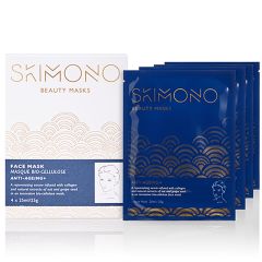 Skimono Anti Ageing+  Bio-cellulose Face Mask Pack 4 x 25ml