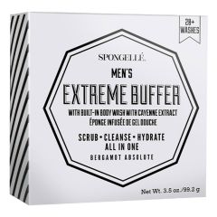 Spongellé Men's Extreme Body Buffer - Bergamot Absolute 99g
