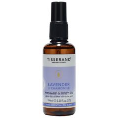 Tisserand Aromatherapy Lavender & Chamomile Massage and Body Oil 100ml