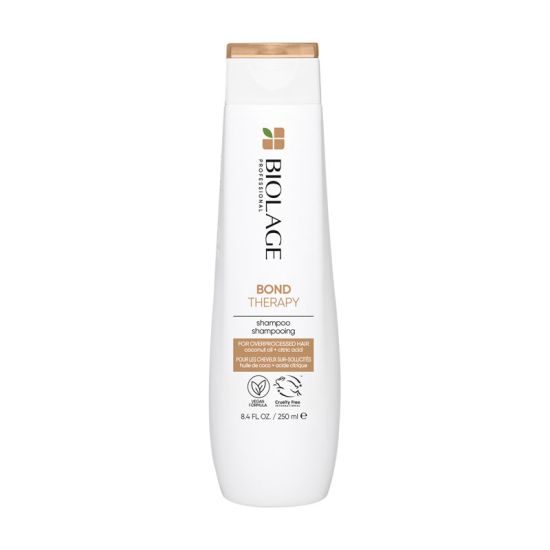Biolage Bond Therapy Cleansing Shampoo Infused with Citric Acid and Coconut Oil for Over-Processed Damaged Hair  250ml