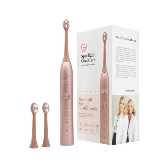 Spotlight Oral Care Limited Edition Sonic Toothbrush-Rose Gold 
