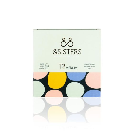 &SISTERS Pads with Wings | Medium/Day - 12 Pack 
