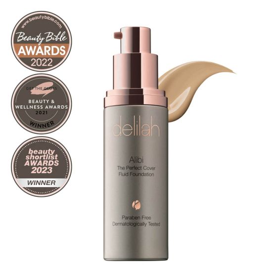 delilah Cosmetics Alibi The Perfect Cover Fluid Foundation - Bamboo