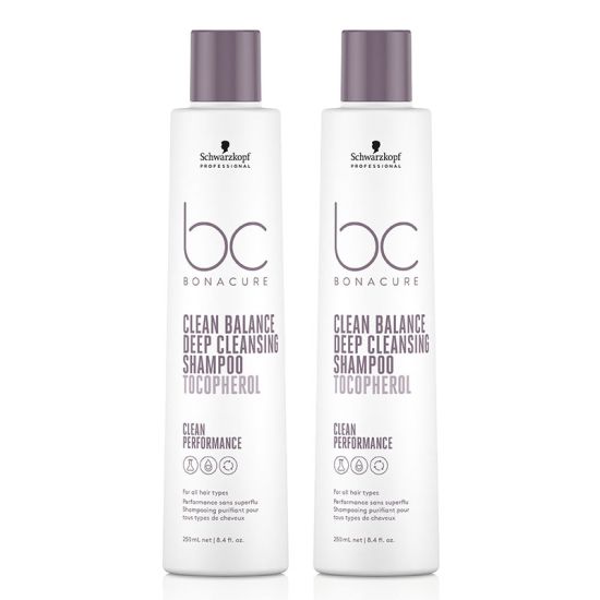 Schwarzkopf BC Clean DOUBLE Balance Deep Cleansing Shampoo 250ml 