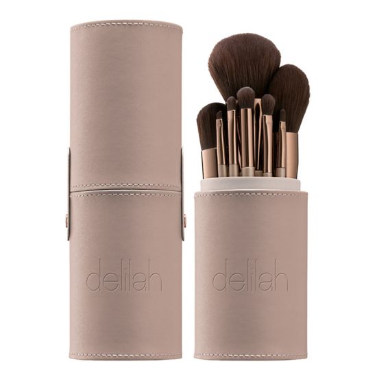 delilah Cosmetics 8-Piece Vegan Brush Collection Worth £215