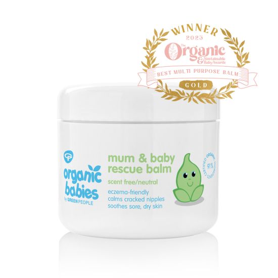 Green People Mum & Baby Rescue Balm - Scent Free Pot 100ml