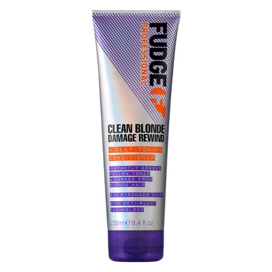 Fudge Clean Blonde Damage Rewind Purple Violet Toning & Repair Conditioner 250ml