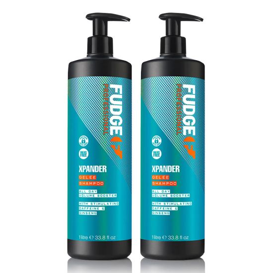 Fudge Xpander Hair-Thickening Volumising Gelée Shampoo 1000ml Double