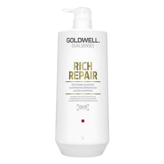 Goldwell Dual Senses Rich Repair Restoring Shampoo 1000ml - Worth £59