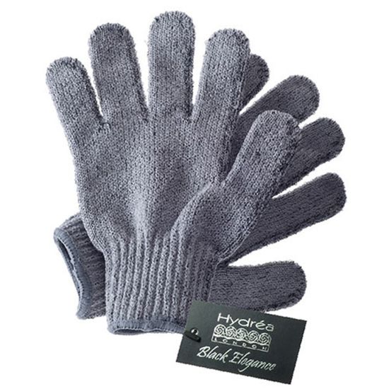 Hydréa London Bamboo Carbonised Exfoliating Shower Gloves (BCEG1)