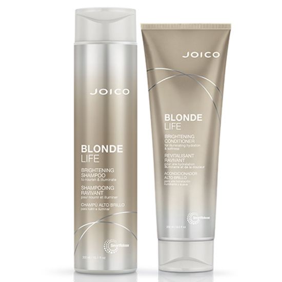 JOICO Blonde Life Brightening Shampoo 300ml and Conditioner 250ml Duo
