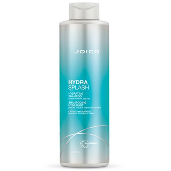 JOICO Hydra Splash Hydrating Shampoo for Fine-Medium, Dry Hair 1000ml with Pump
