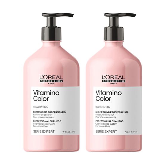 L'Oréal Professionnel Serie Expert Vitamino Color Shampoo 750ml Supersize Double