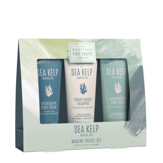 Scottish Fine Soaps Sea Kelp Marine Travel Set  3 x 75ml