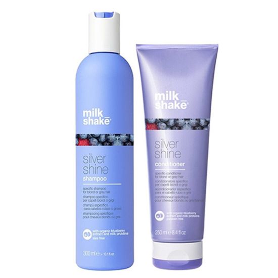 milk_shake Silver Shine Shampoo 300ml & Silver Shine Conditioner 250ml Duo