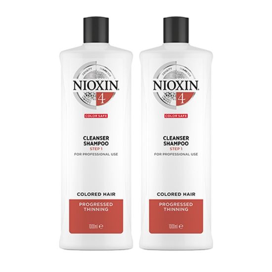 Nioxin System 4 Cleanser Shampoo 1000ml Double Worth £156