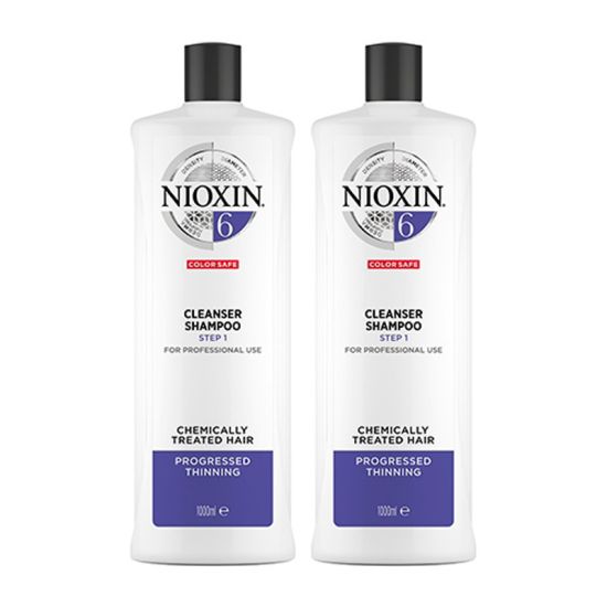 Nioxin System 6 Cleanser Shampoo 1000ml Double Worth £156