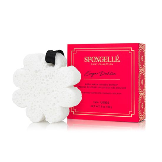 Spongellé Boxed Flower Body Wash Infused Buffer - Sugar Dahlia 85g