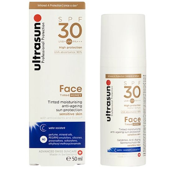 Ultrasun Face Anti-Ageing Formula Tinted SPF 30 50ml - Honey 