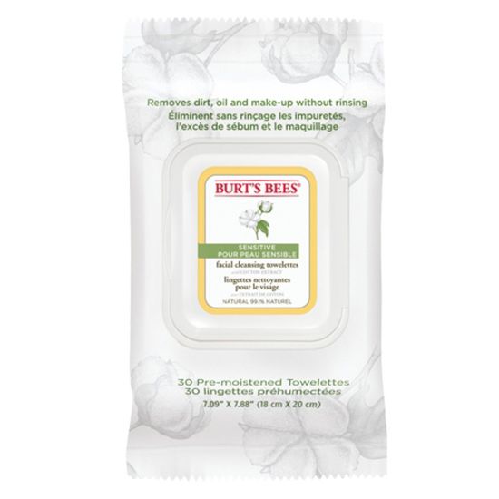 Burt's Bees Facial Cleansing Towlettes - Sensitive 30 Packet